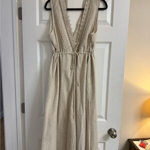 NWT Chic Wish Linen Maxi Dress